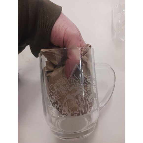 Joe camel merchandising mugs 1991 luminarc France set of four coffee cups cigare - Picture 4 of 6